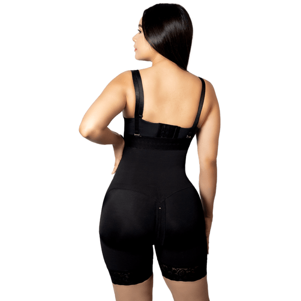 Strapless High Waist Band and 4 Level Snap Hour-Glass Girdle - Image 3